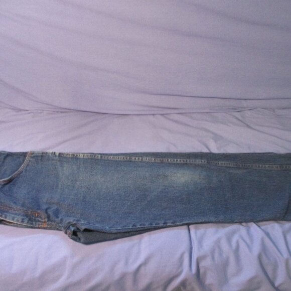 Vintage Distressed Men's Rustler Straight leg Jeans 34" x 30" - Picture 6 of 6